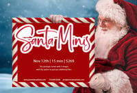 (12:00-12:15pm) Santa Experience Mini Sessions 