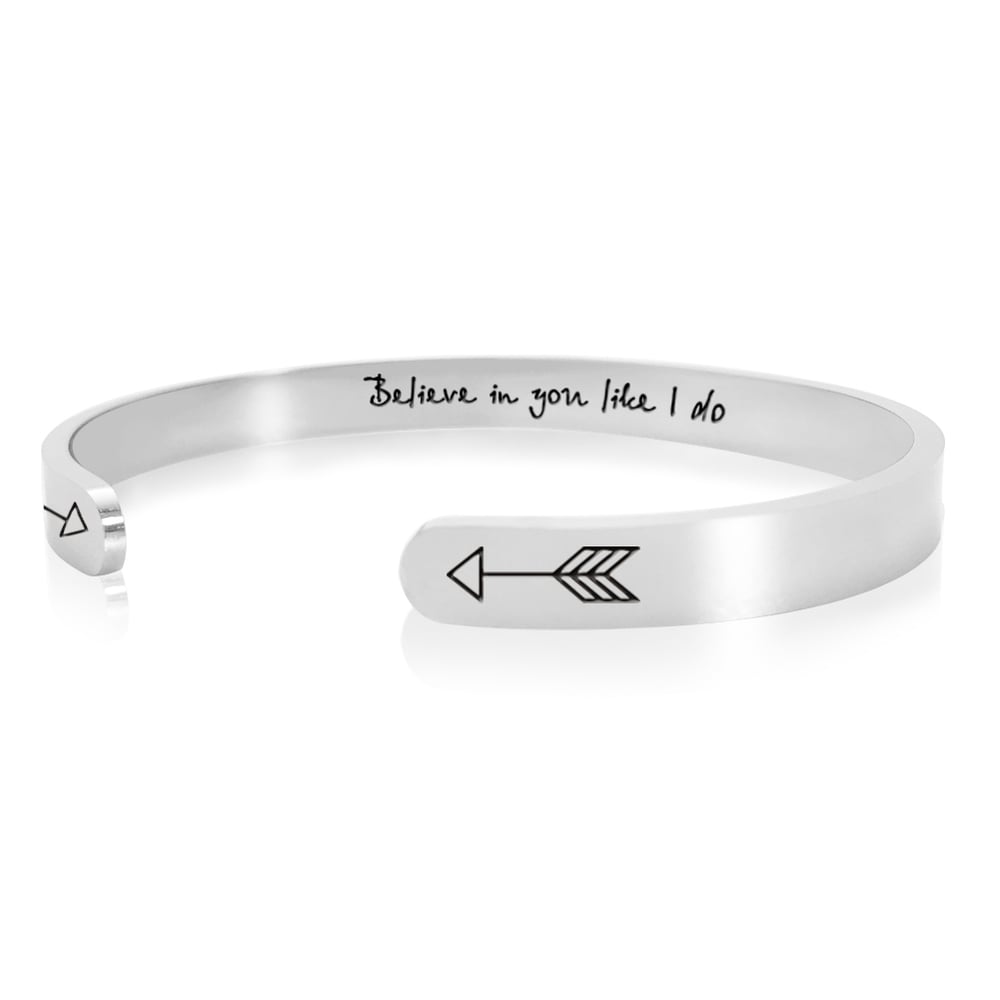Image of Believe in You Like I Do Bracelet for Men & Women