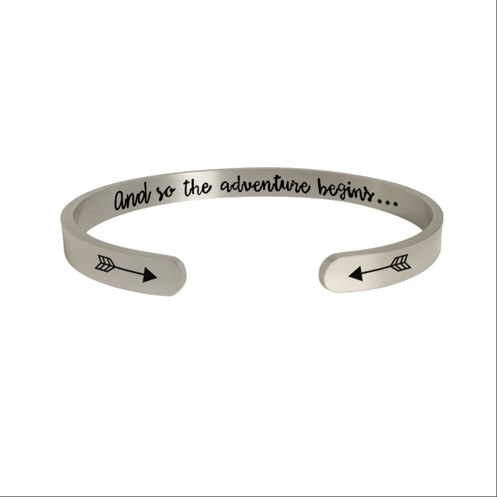 Image of And So the Adventure Begins Bracelet for Men & Women