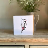 Image 4 of WOODPECKER BLANK CARD