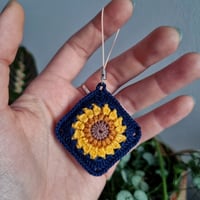 Image 2 of BoTINYcal Granny Square Keychains