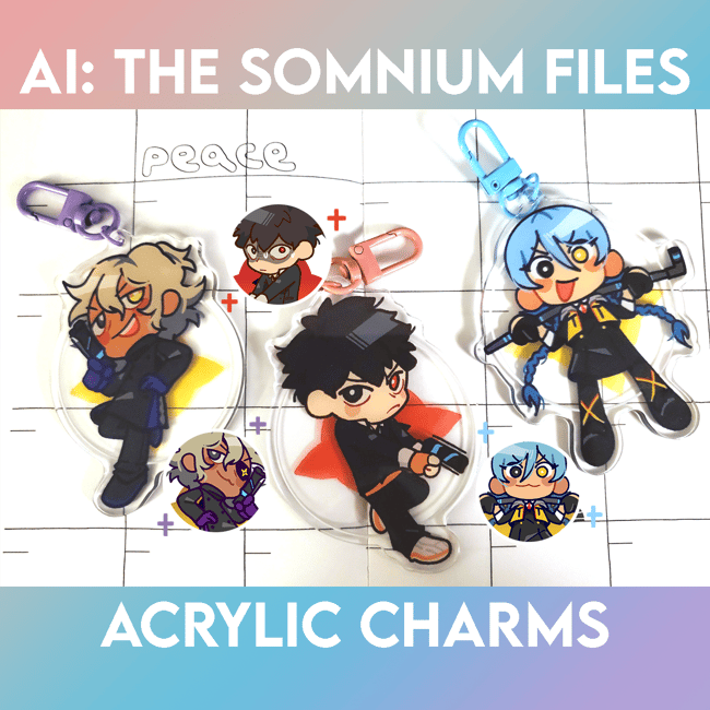 AI: The Somnium Files Acrylic Charms