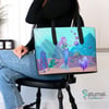 Mermaid Vegan Leather Tote Bag - Annala