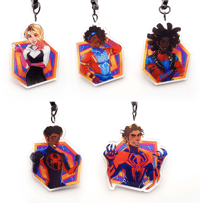 Image 2 of Spider-man Charms, Buttons, Stickers, and Fans