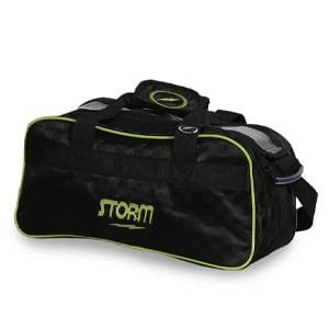 Image of Storm 2 Ball Tote Checkered Black/Lime
