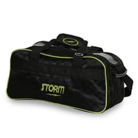 Storm 2 Ball Tote Checkered Black/Lime