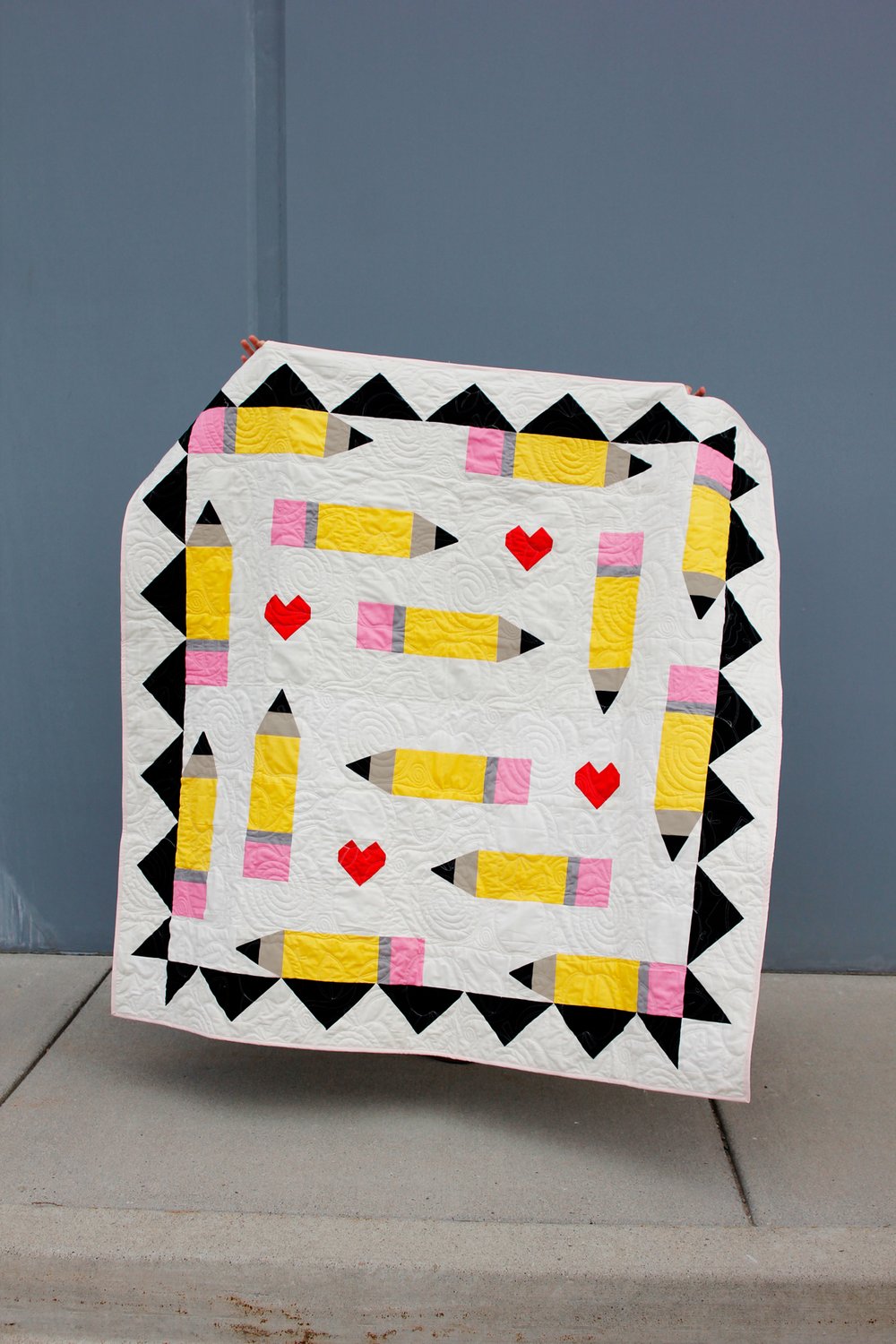 Image of the BACK TO SCHOOL QUILT Pattern PDF