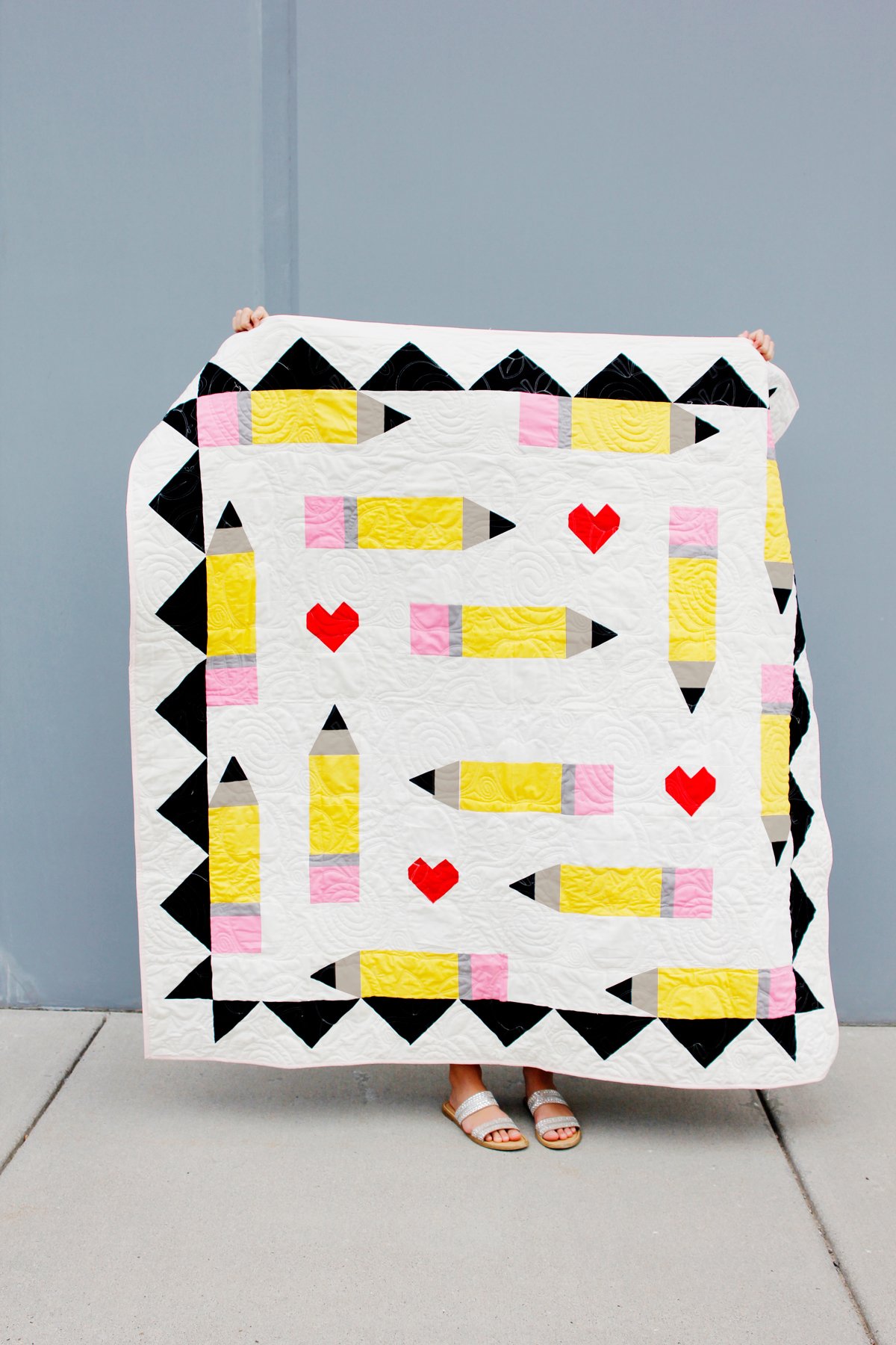 Image of the BACK TO SCHOOL QUILT Pattern PDF