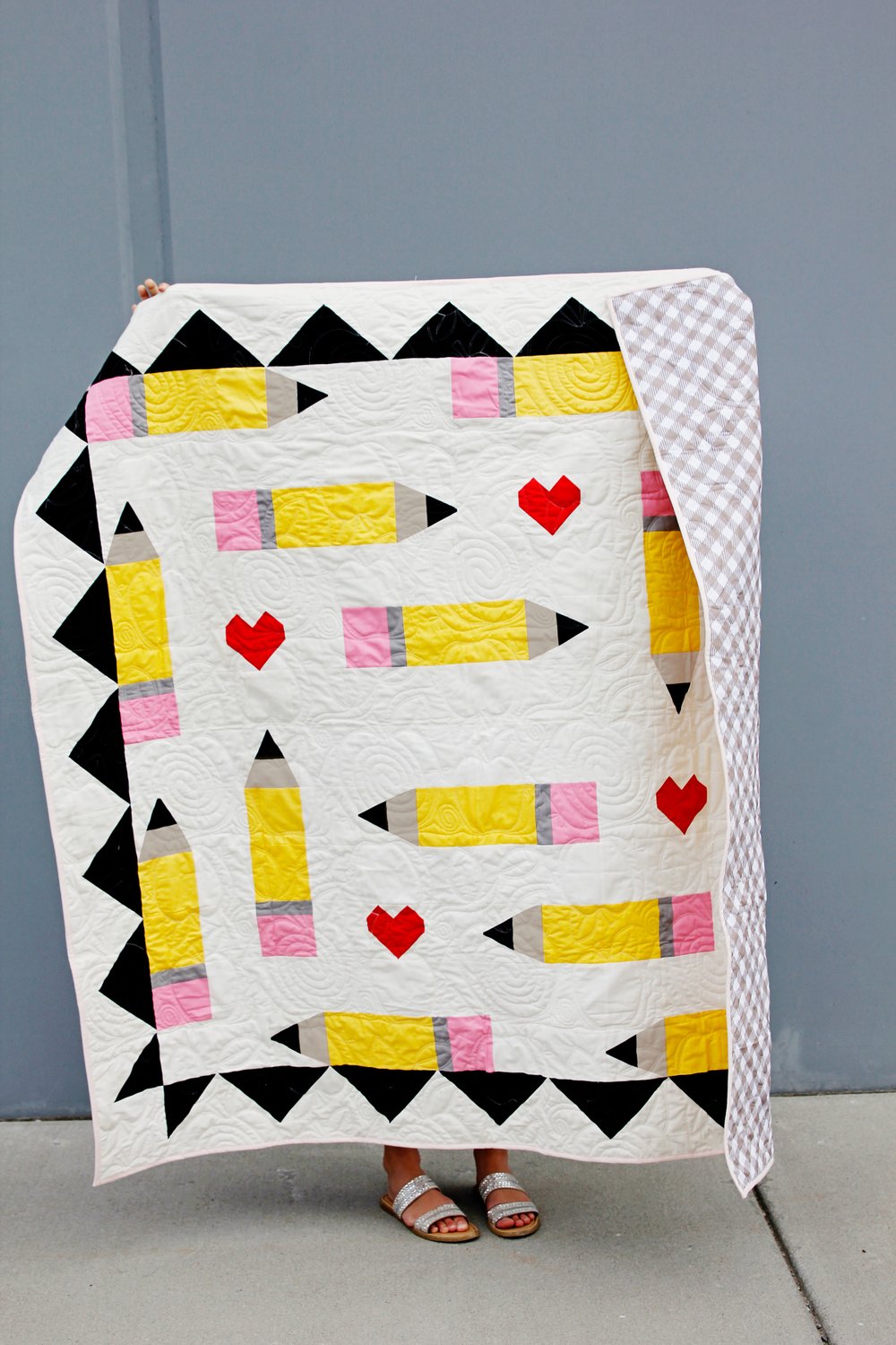 Image of the BACK TO SCHOOL QUILT Pattern PDF