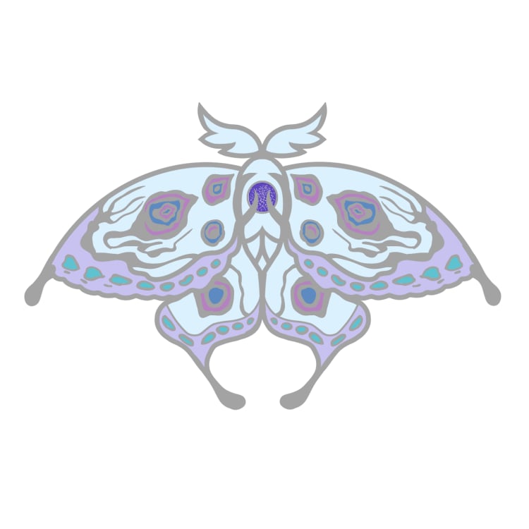 Image of Divinity Manifest - Athena Inspired Enamel Pin