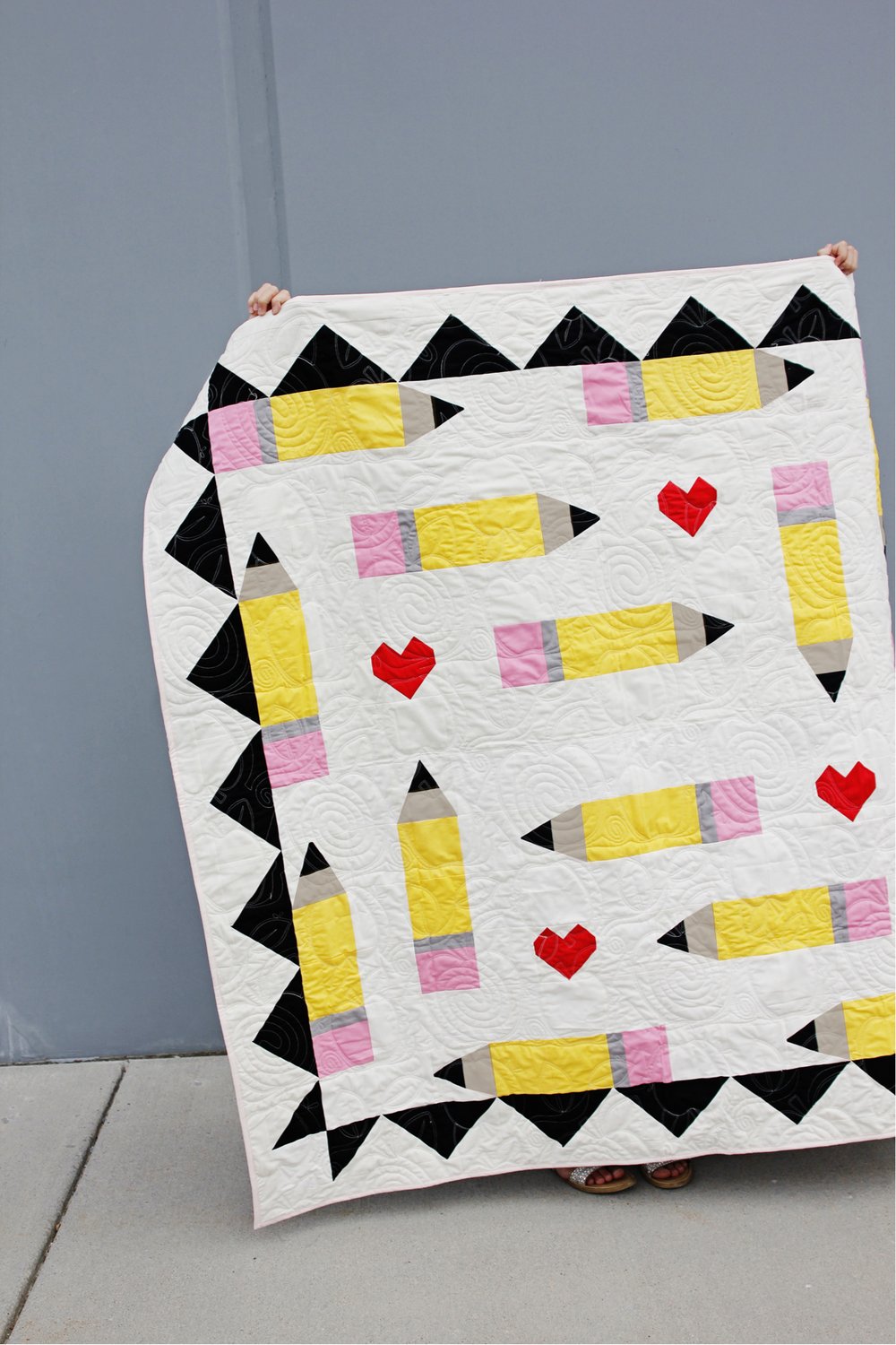 Image of the BACK TO SCHOOL QUILT Pattern PDF