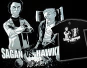 Image of Sagan v. Hawking - Sagan Wins