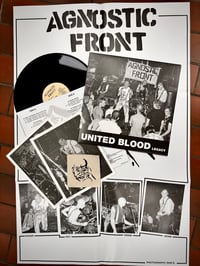 Agnostic Front-United Blood NYC Edition Limit 1 per name and address! Read description!