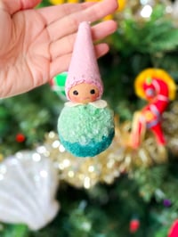 Image 2 of Wool PomPom Ornament #44