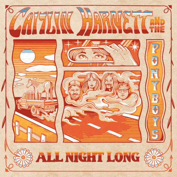 Image of Caitlin Harnett & the Pony Boys "All Night Long"  LP