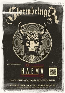 Image of Stormbringer The Black Prince December Tickets