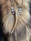 Gaia - Rose Quartz Antler Necklace