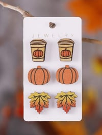 Image 1 of Fall Vibes Earring Trio
