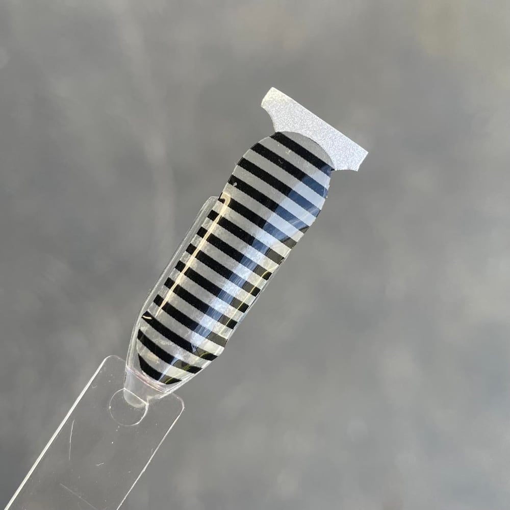 Black Midi Nail Polish Strip