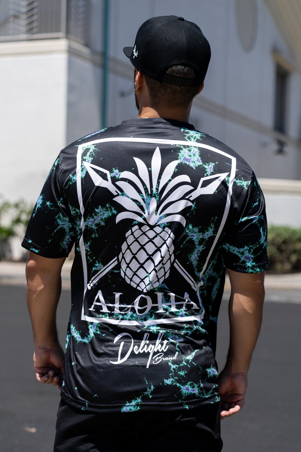 Aloha Islands | Pineapple Spears - Blue Static Jersey