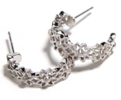 Image of Silver Hoop Earrings