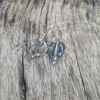 Image 4 of Silver Leaf Earrings