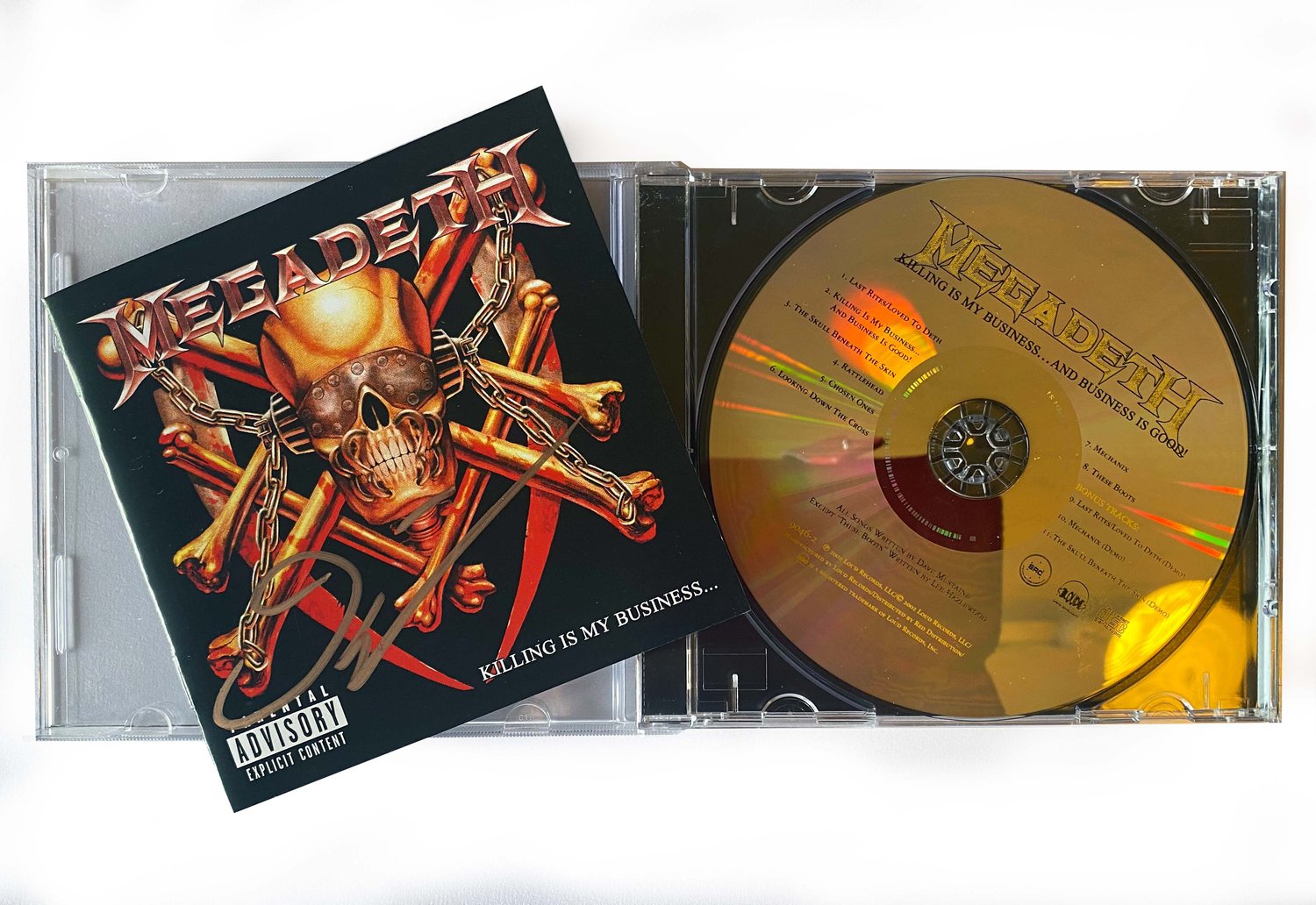 Image of MEGADETH - Killing Is My Business... and Business Is Good - AUTOGRAPHED CD