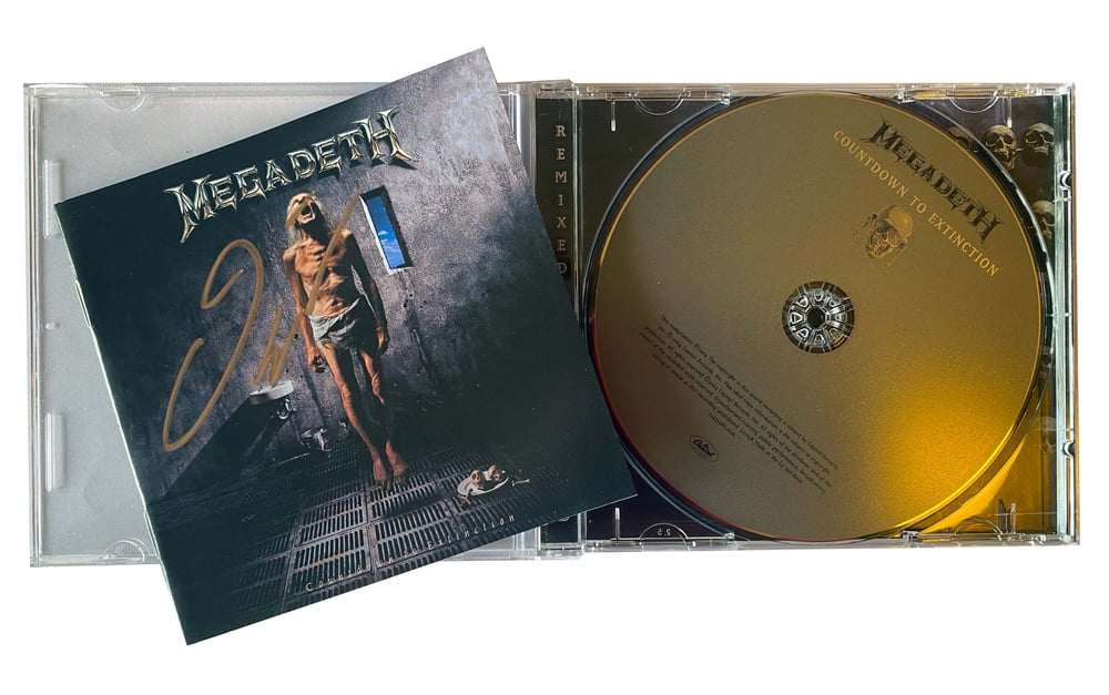 Image of MEGADETH - Countdown To Extinction - AUTOGRAPHED CD