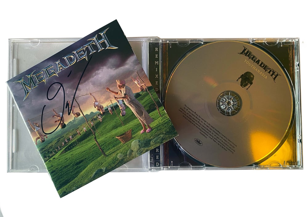 Image of MEGADETH - Youthanasia - AUTOGRAPHED CD - 2 LEFT