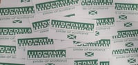 Image 1 of Pack of 25 10x5cm Hibs, Hibernian Pride Of Scotland Football/Ultras Stickers.