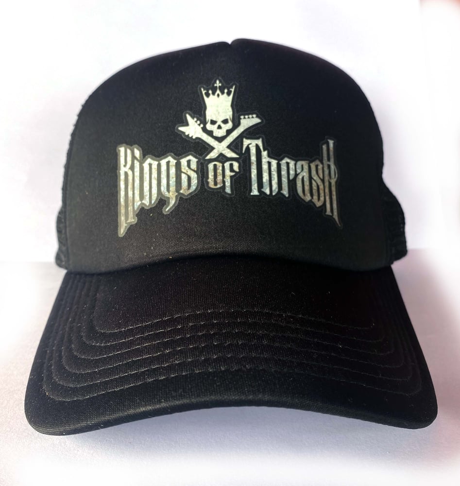 Image of KINGS OF THRASH - King Skull Logo - AUSTRALIAN TOUR TRUCKER CAP