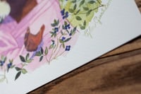 Image 3 of Blueberry Baby Watercolor Art Print