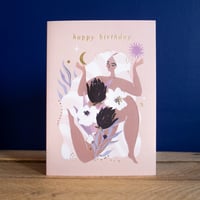 Image 3 of Virgo Zodiac Card by Sister Paper Co.