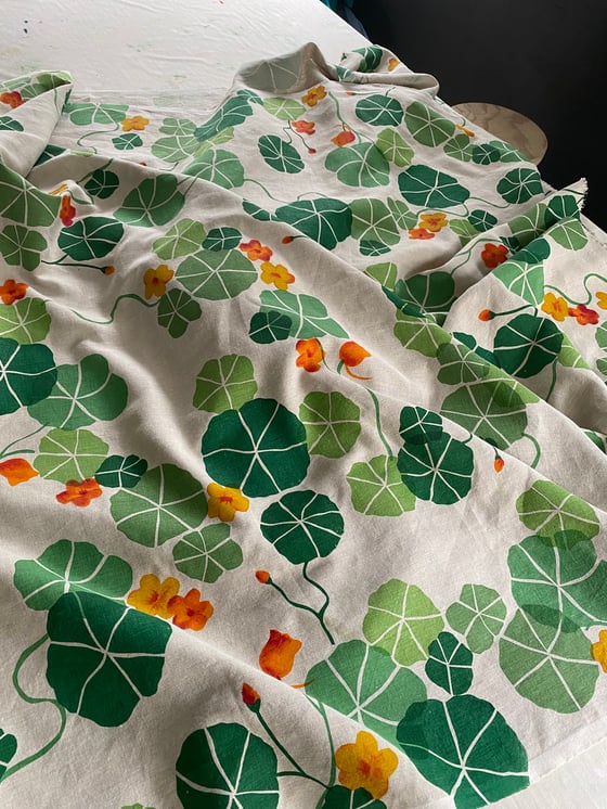 Image of NASTURTIUM  SCREEN PRINTING AT Inverell Art Gallery Sunday Sept 24th