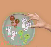Image 1 of Balls Fruit Forks / Food Picks