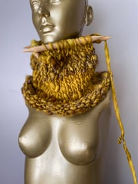 Image 2 of SALE The Mustard Cowl that dreams are made of. 