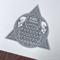 Image 5 of Eric Church Official Gig Poster - Milwaukee 6.22.23