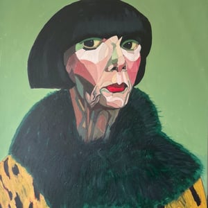 Image of 'Wild Card,' Large Painting by Poppy Ellis