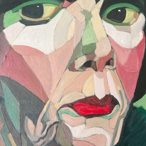 Image of 'Wild Card,' Large Painting by Poppy Ellis