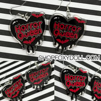 Horror queen earrings 