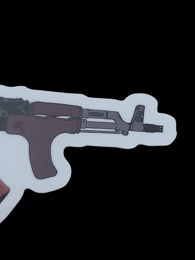 313. AK47 Sticker