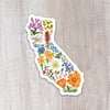 California Wildflowers Sticker