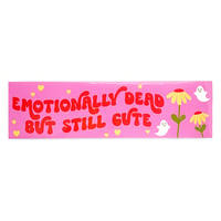 Image 1 of Emotionally Dead Ghostie Sticker