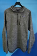 Image 1 of (XL) Grey Patagonia Better Sweater Quarter Zip Fleece Pullover