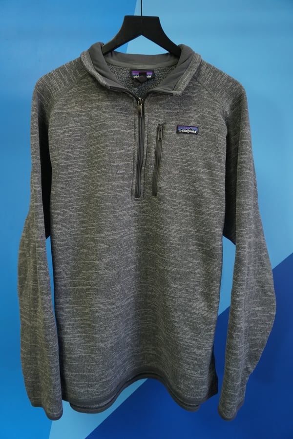 Image of (XL) Grey Patagonia Better Sweater Quarter Zip Fleece Pullover