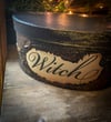 Witch Papier-Mache Storage Box - Large Oval
