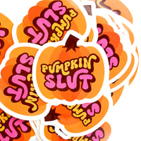Image 2 of Pumpkin Slut Mini Sticker