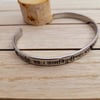 Gayatri Mantra Bangle Bracelet