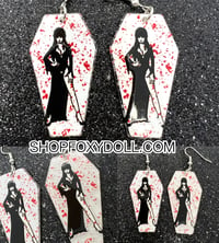 Image 1 of Elvira mistress of the dark earrings 