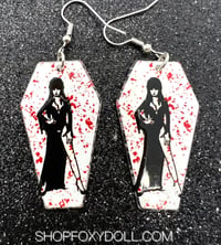 Image 2 of Elvira mistress of the dark earrings 